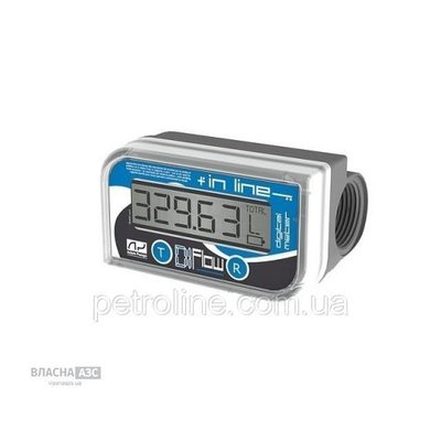 Електронний лічильник IN-LINE для AdBlue, 10-150 л/хв, +/-1% AP_ILU00D фото